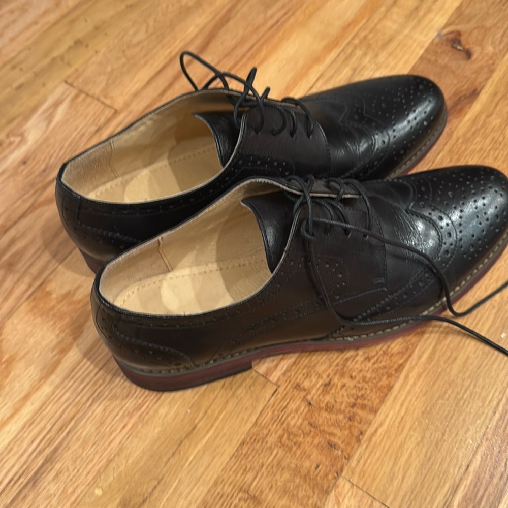 Black leather Oxford women’s size 10